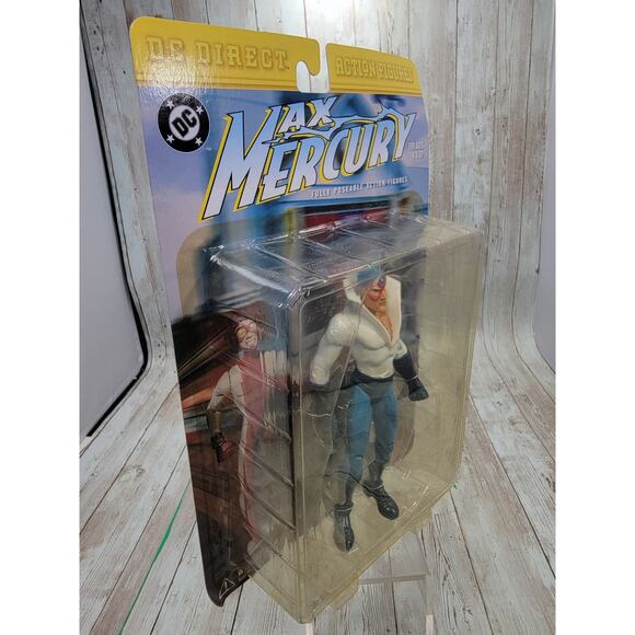 Vintage 2000 DC Direct Max Mercury The Flash Action Figure Brand New Vtg Retro - Picture 3 of 5